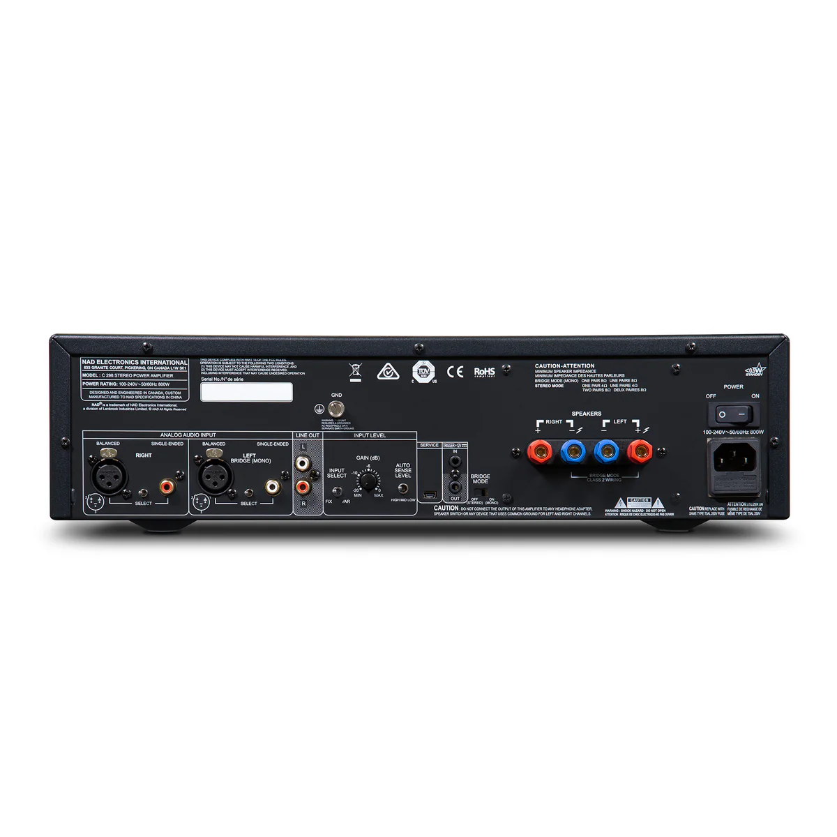 NAD C 298 Stereo Power Amplifier - Image 3