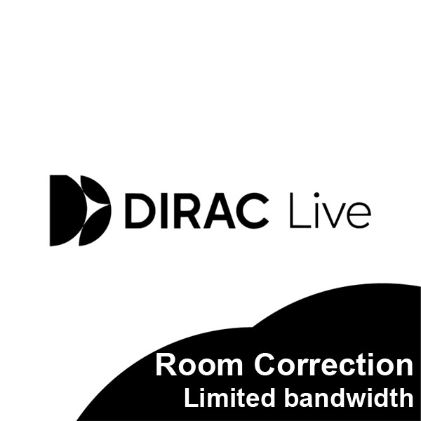 Dirac Live - Room Correction Limited Bandwidth