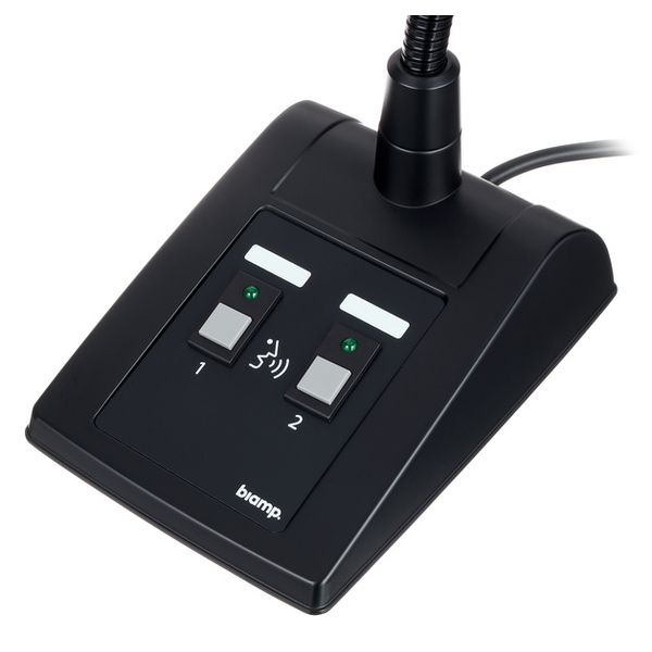 Biamp MICPAT-2 - Two Zone Desk Paging Microphone - Image 2