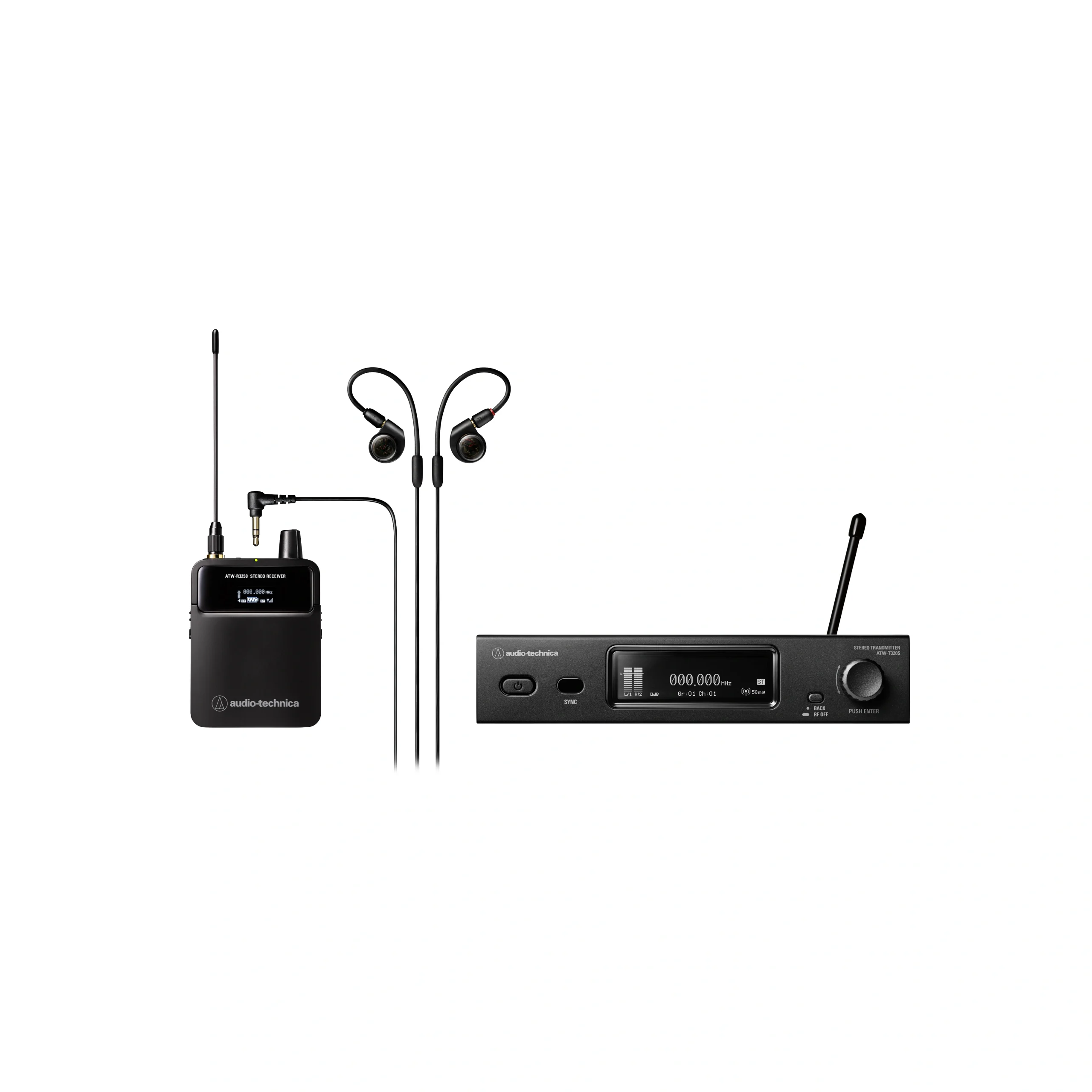 Audio-Technica ATW-3255 | Wireless In-Ear Monitor System