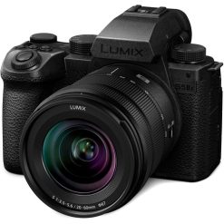 Alternative view of Panasonic LUMIX S5 IIX Mirrorless Camera with 20-60mm f/3.5-5.6 and 50mm f/1.8 Lenses